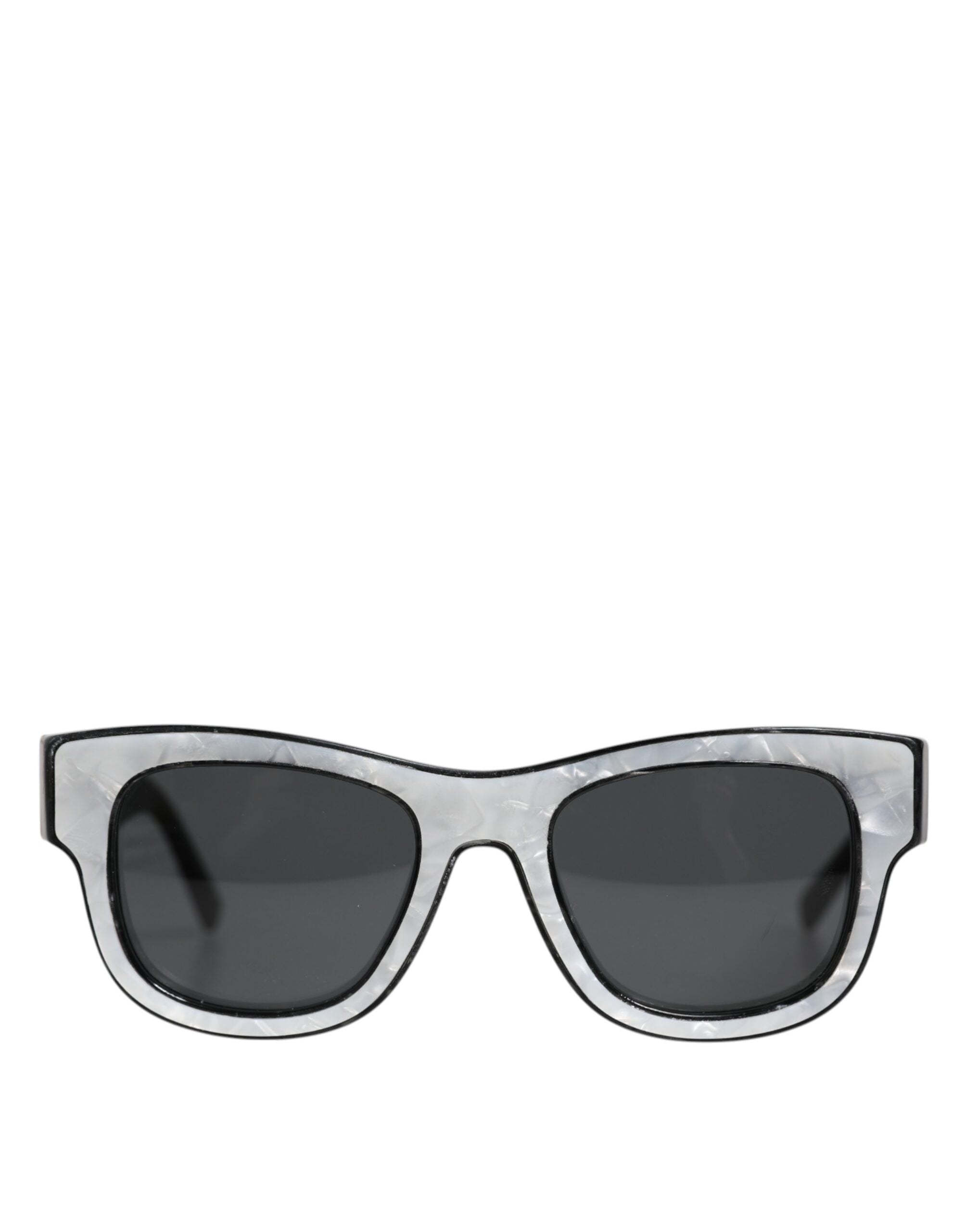 Dolce & Gabbana Pearl White Acetate Frame Domenico Shade Sunglasses