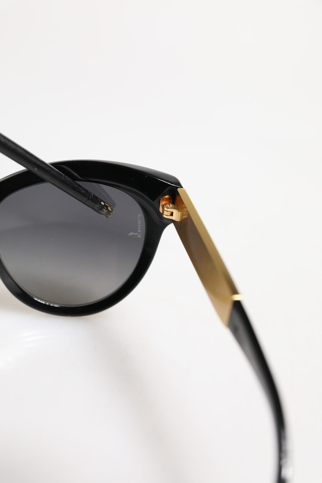 Dolce & Gabbana Black Gold Artisian Mosaic Flower Logo Shades Sunglasses