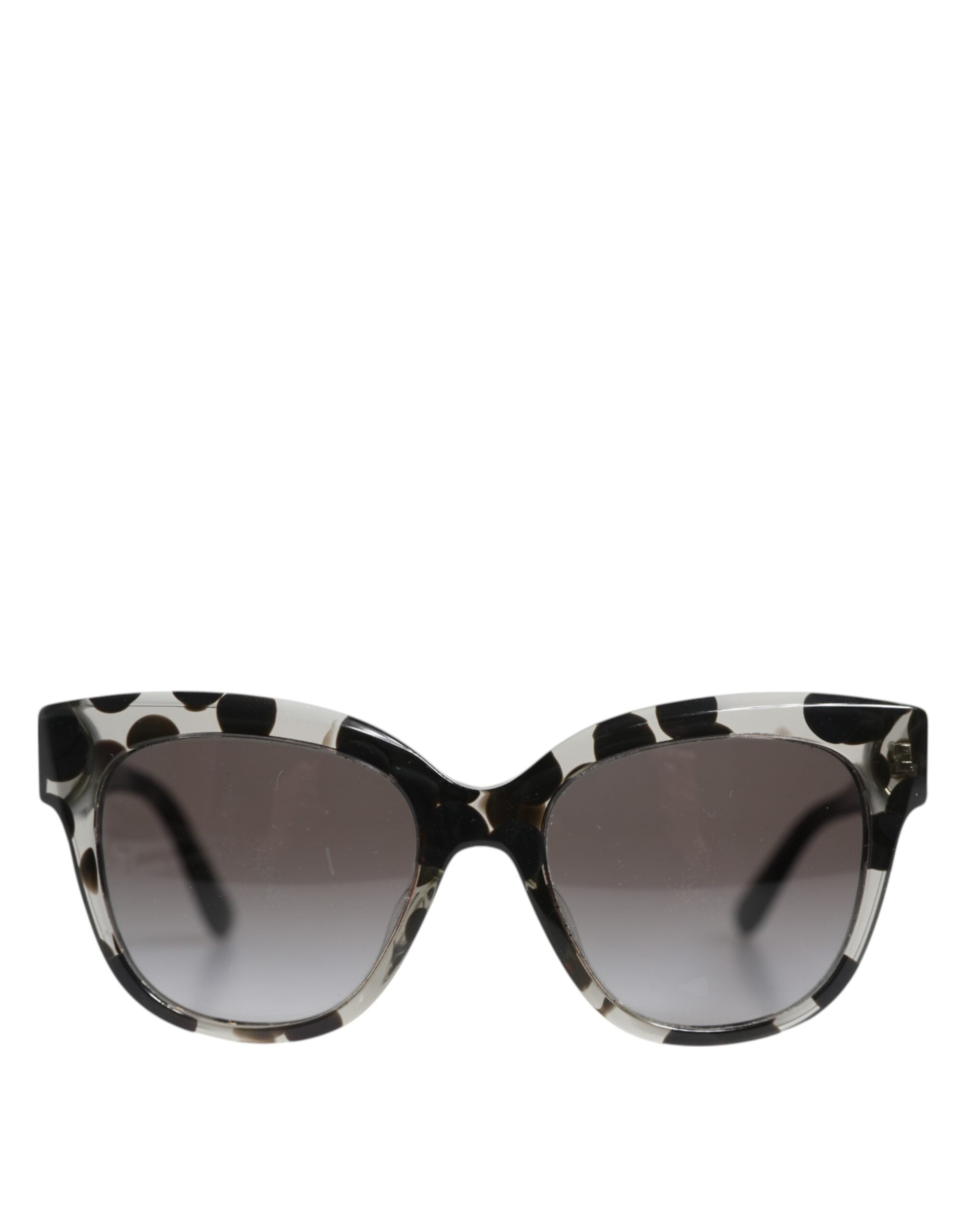 Dolce & Gabbana Black White DG4407 Acetate Butterfly Shade Sunglasses