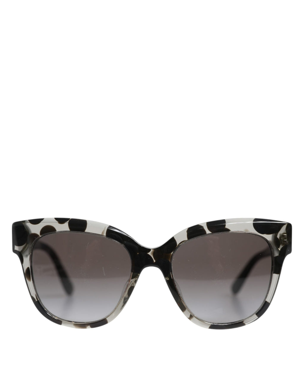 Dolce & Gabbana Black White DG4407 Acetate Butterfly Shade Sunglasses