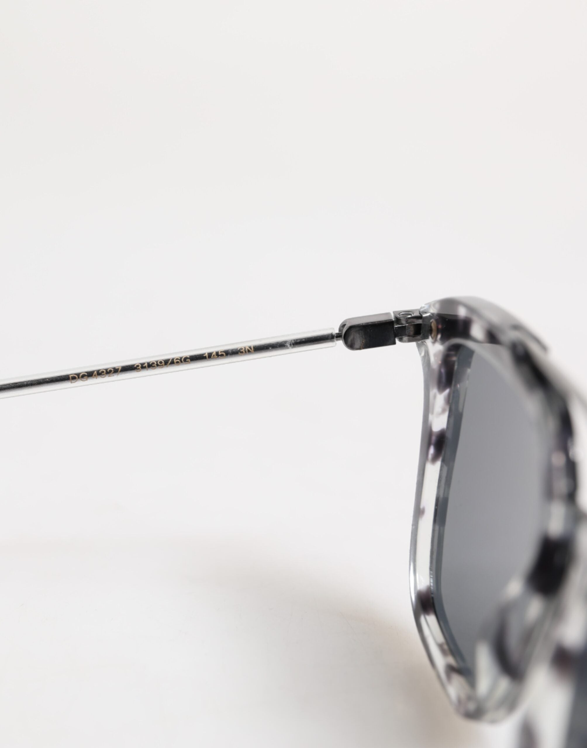 Dolce & Gabbana Gray Havana Acetate Square DG4327 Eyewear Sunglasses