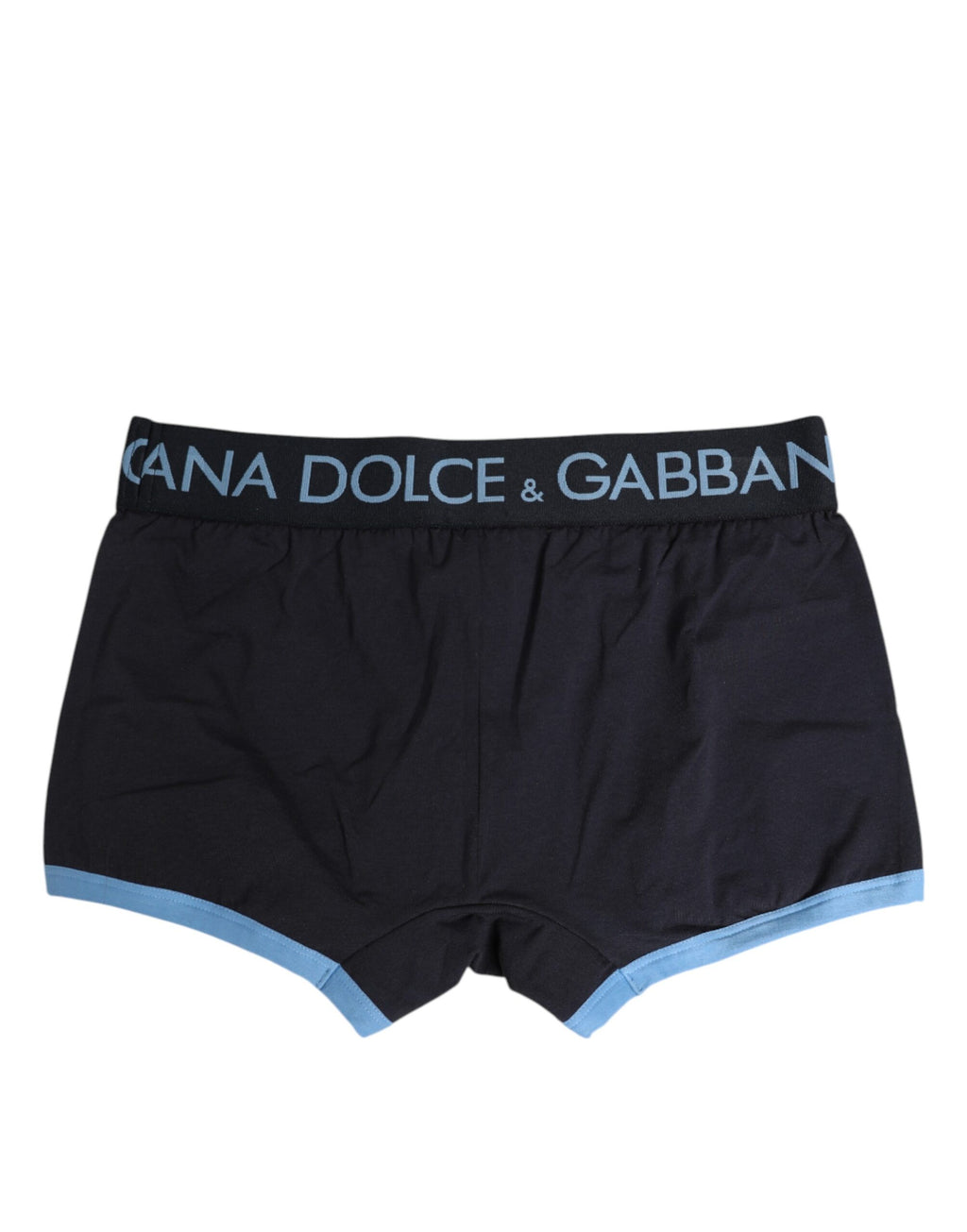 Dolce & Gabbana Blue Cotton Stretch Regular Boxer Underwear