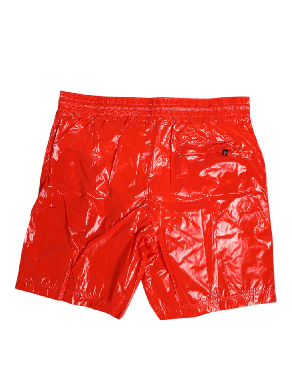 Dolce & Gabbana Red Nylon Drawstring Beachwear Shorts Swimwear