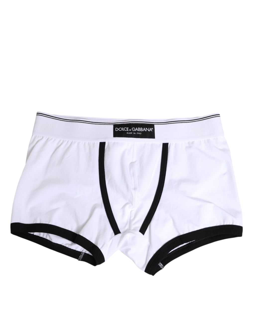 Dolce & Gabbana White Cotton Men Regular Boxer Underwear
