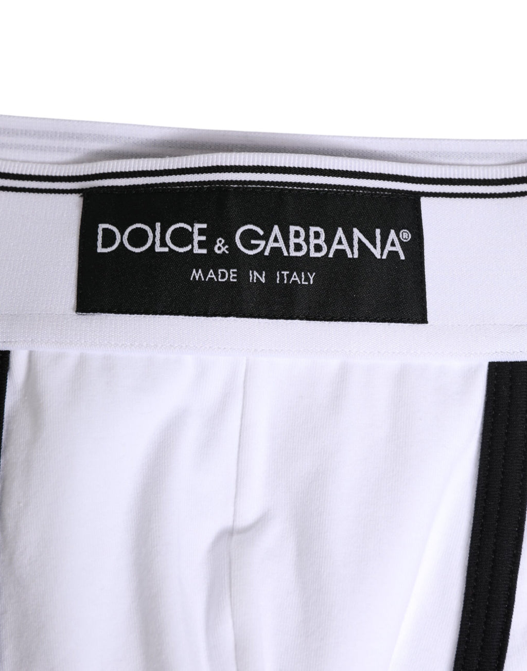 Dolce & Gabbana White Cotton Men Regular Boxer Underwear
