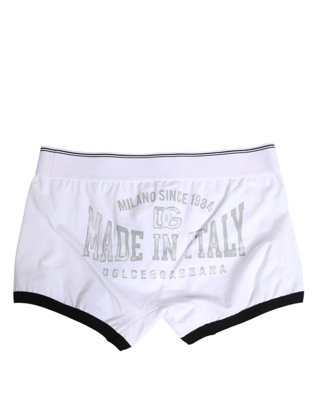 Dolce & Gabbana White Cotton Men Regular Boxer Underwear