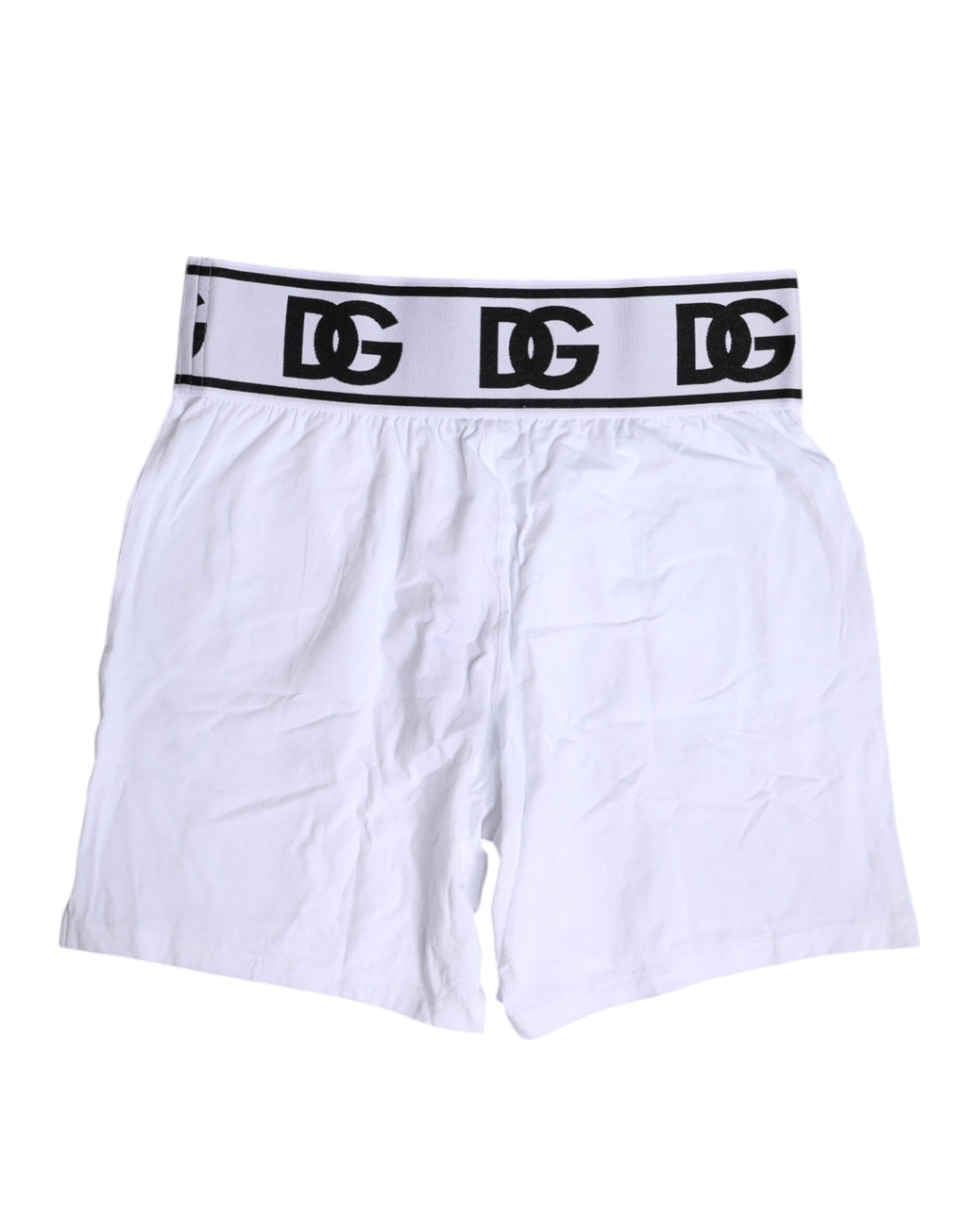 Dolce & Gabbana White Cotton Stretch Regular Boxer Underwear