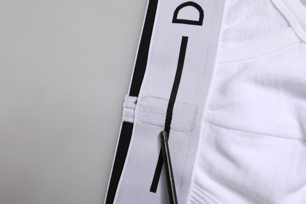 Dolce & Gabbana White Cotton Stretch Regular Brief Underwear