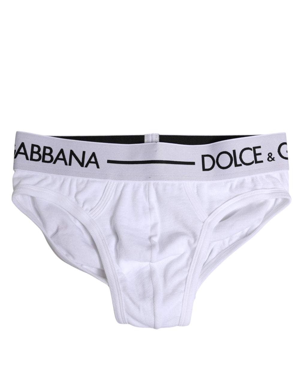 Dolce & Gabbana White Cotton Stretch Regular Brief Underwear