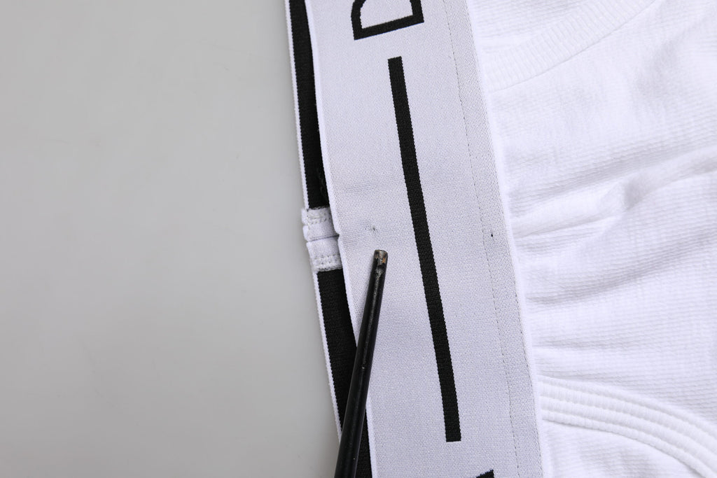 Dolce & Gabbana White Cotton Stretch Regular Brief Underwear