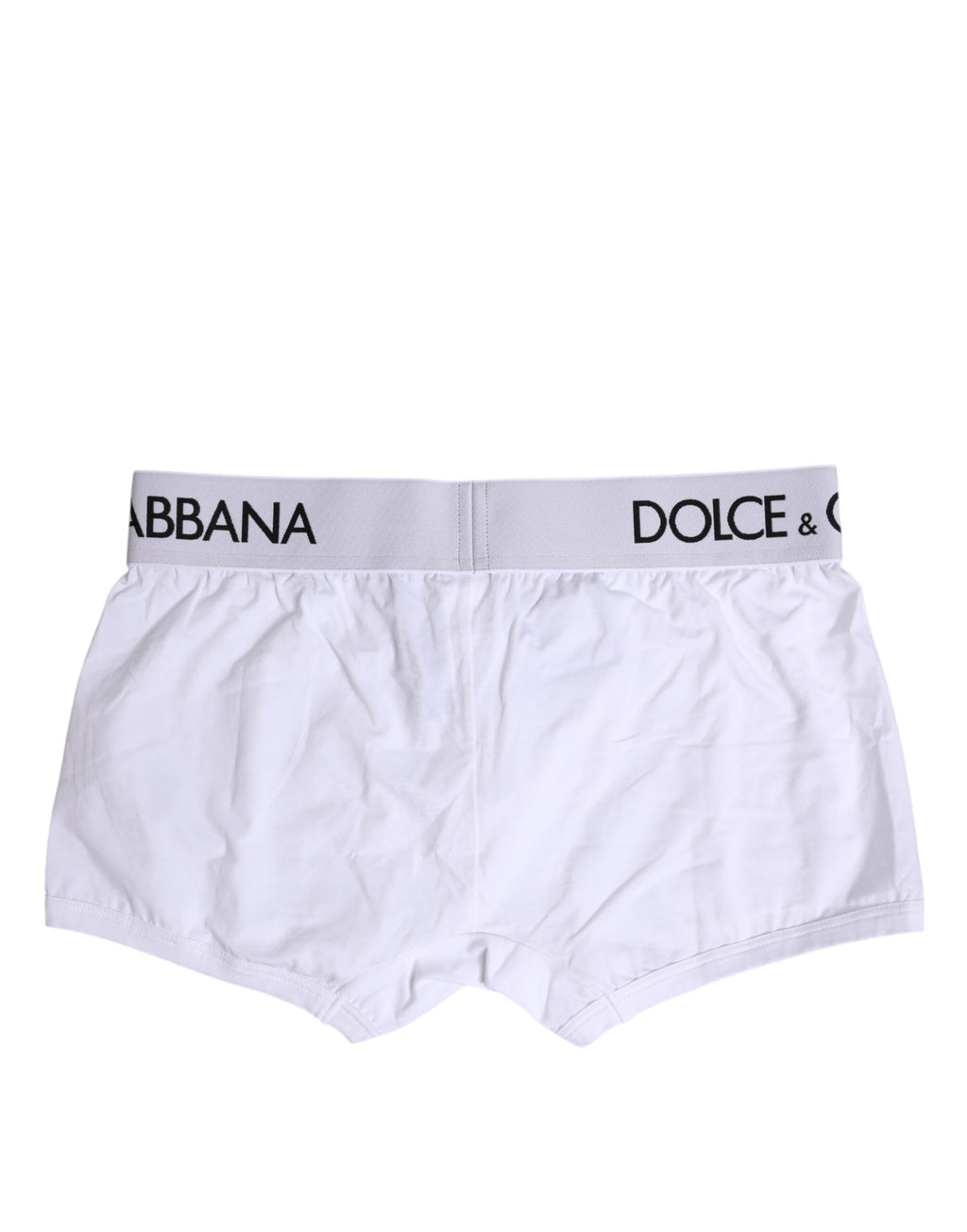 Dolce & Gabbana White Cotton Stretch Regular Boxer Underwear