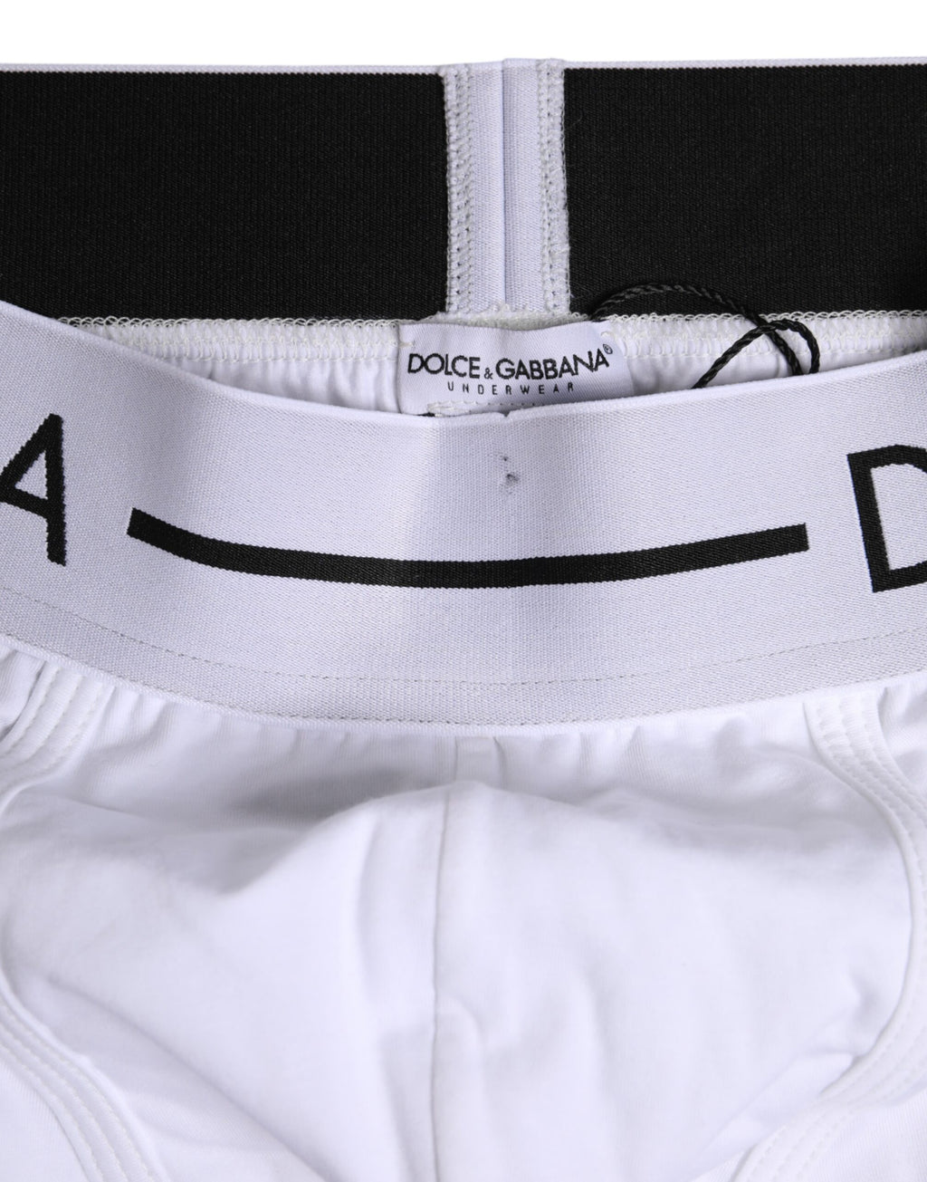Dolce & Gabbana White Cotton Stretch Regular Boxer Underwear