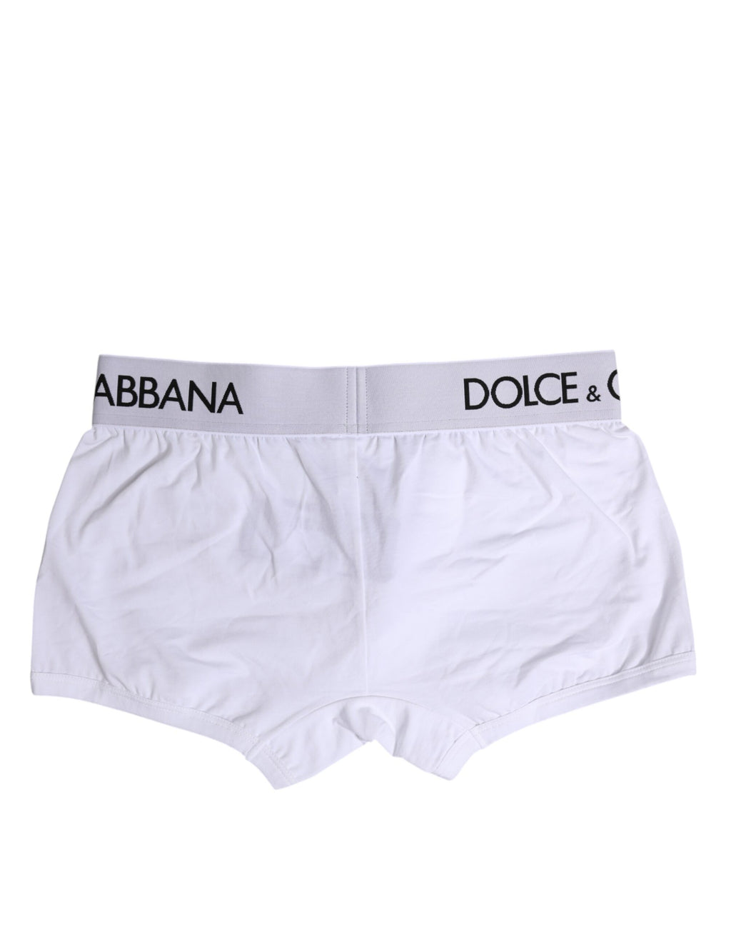 Dolce & Gabbana White Cotton Stretch Regular Boxer Underwear