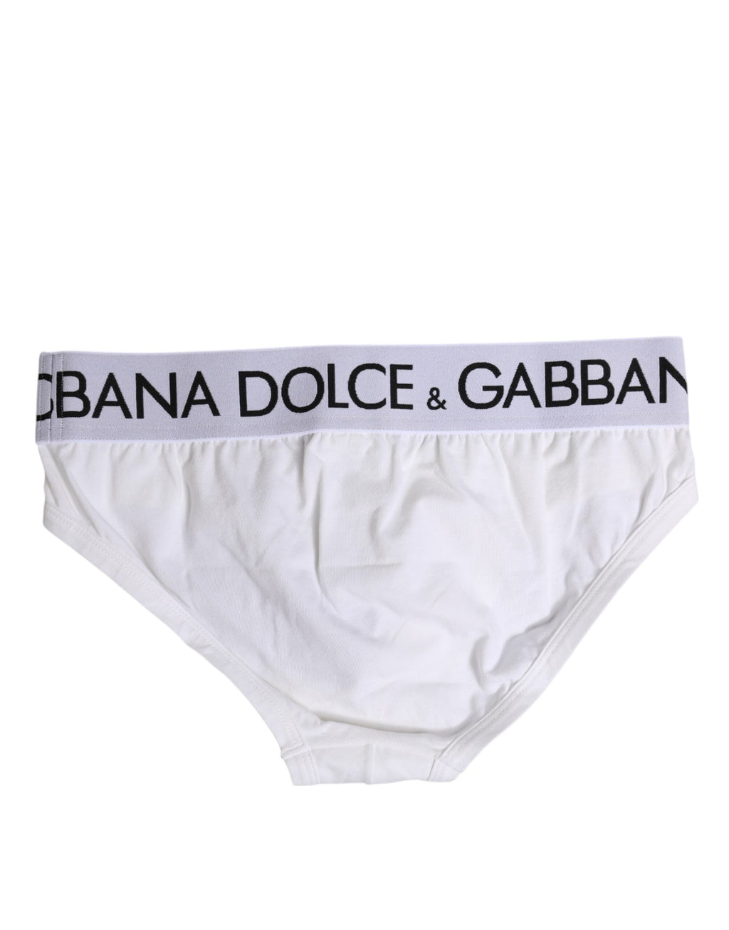 Dolce & Gabbana White Cotton Stretch Regular Brief Underwear