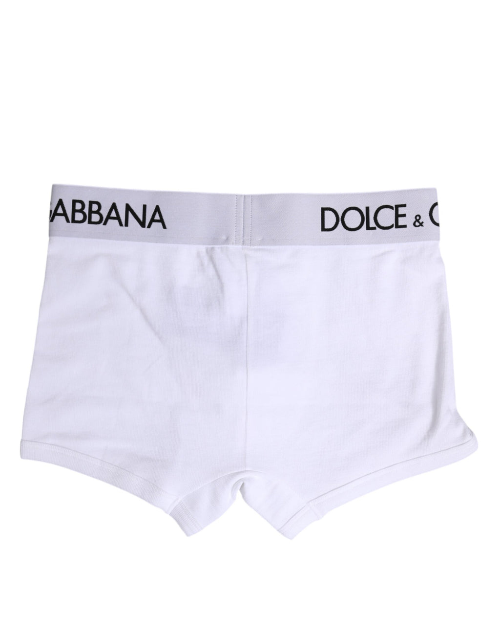 Dolce & Gabbana White Cotton Stretch Regular Boxer Underwear
