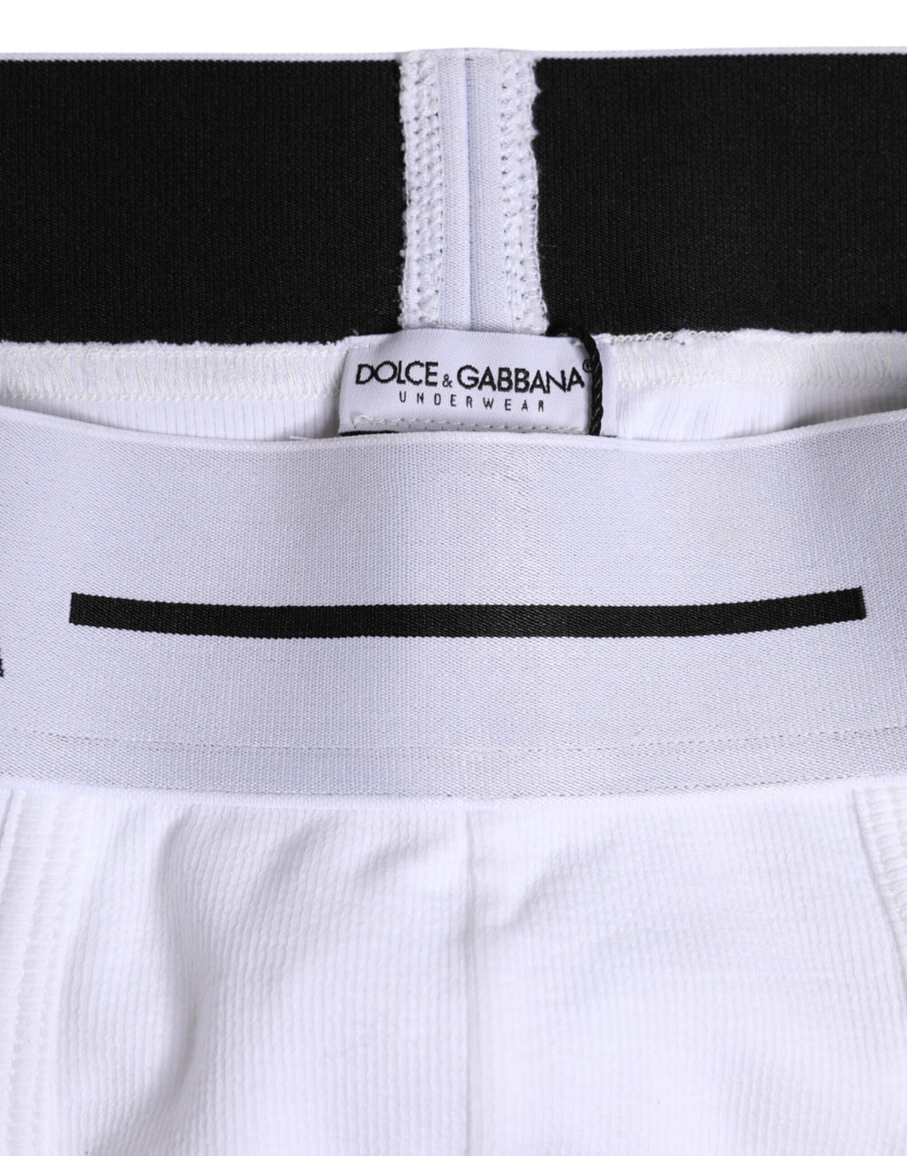 Dolce & Gabbana White Cotton Stretch Regular Boxer Underwear