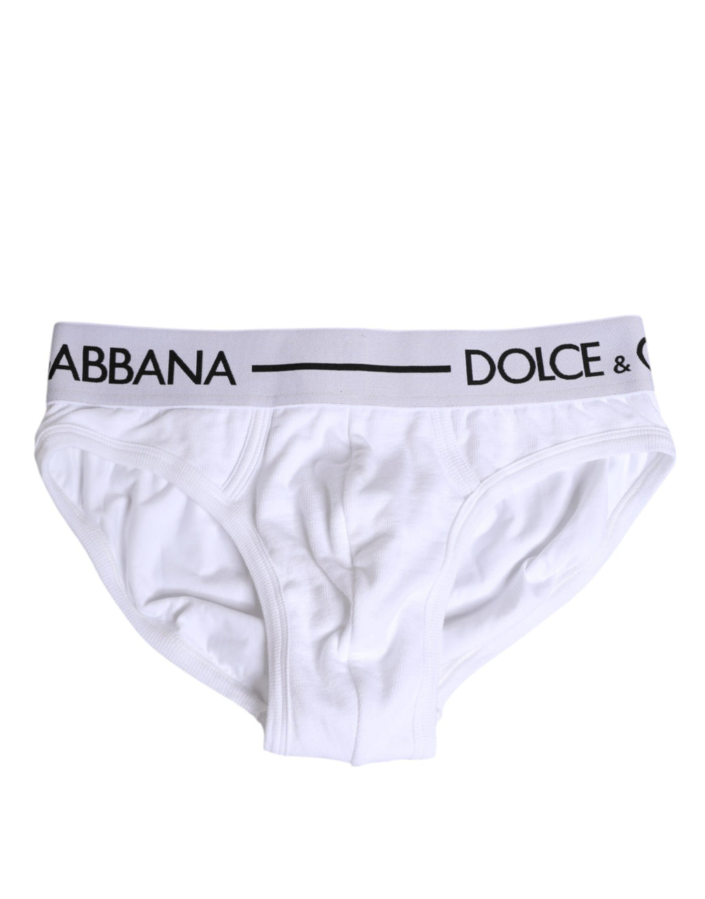 Dolce & Gabbana White Cotton Stretch Regular Brief Underwear