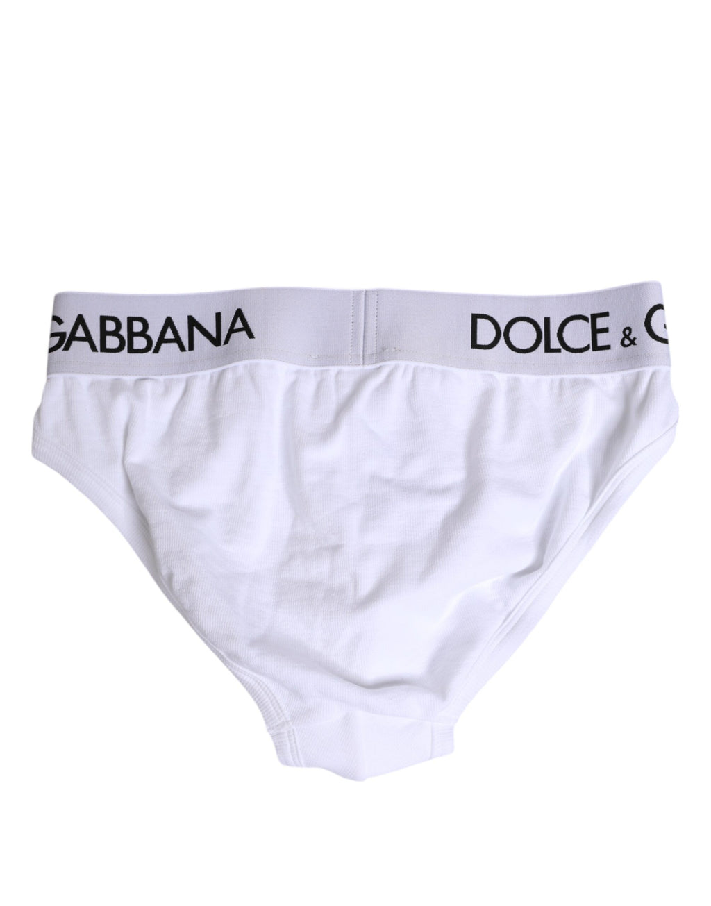 Dolce & Gabbana White Cotton Stretch Regular Brief Underwear
