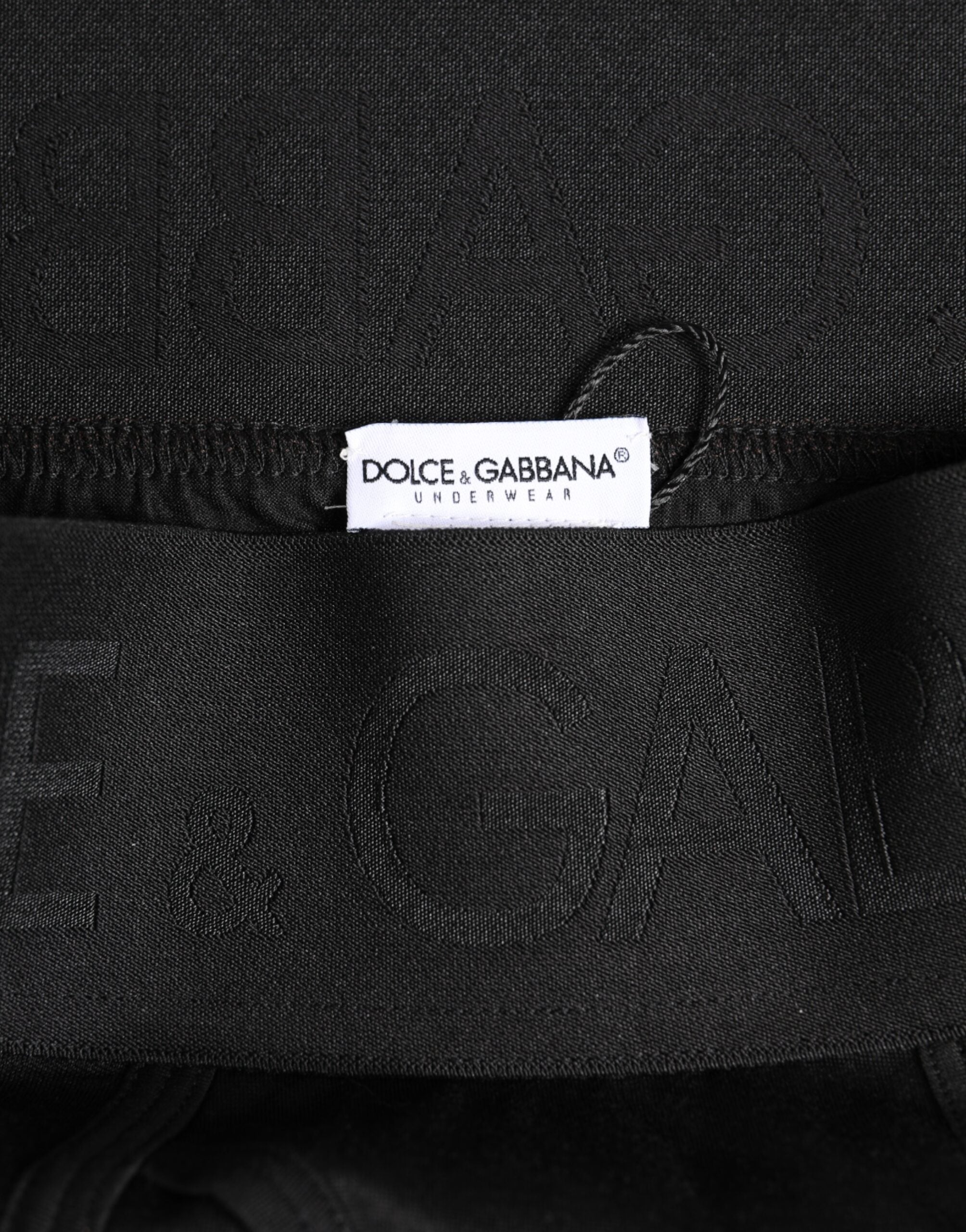 Dolce & Gabbana Black Silk Stretch Regular Men Boxer Underwear