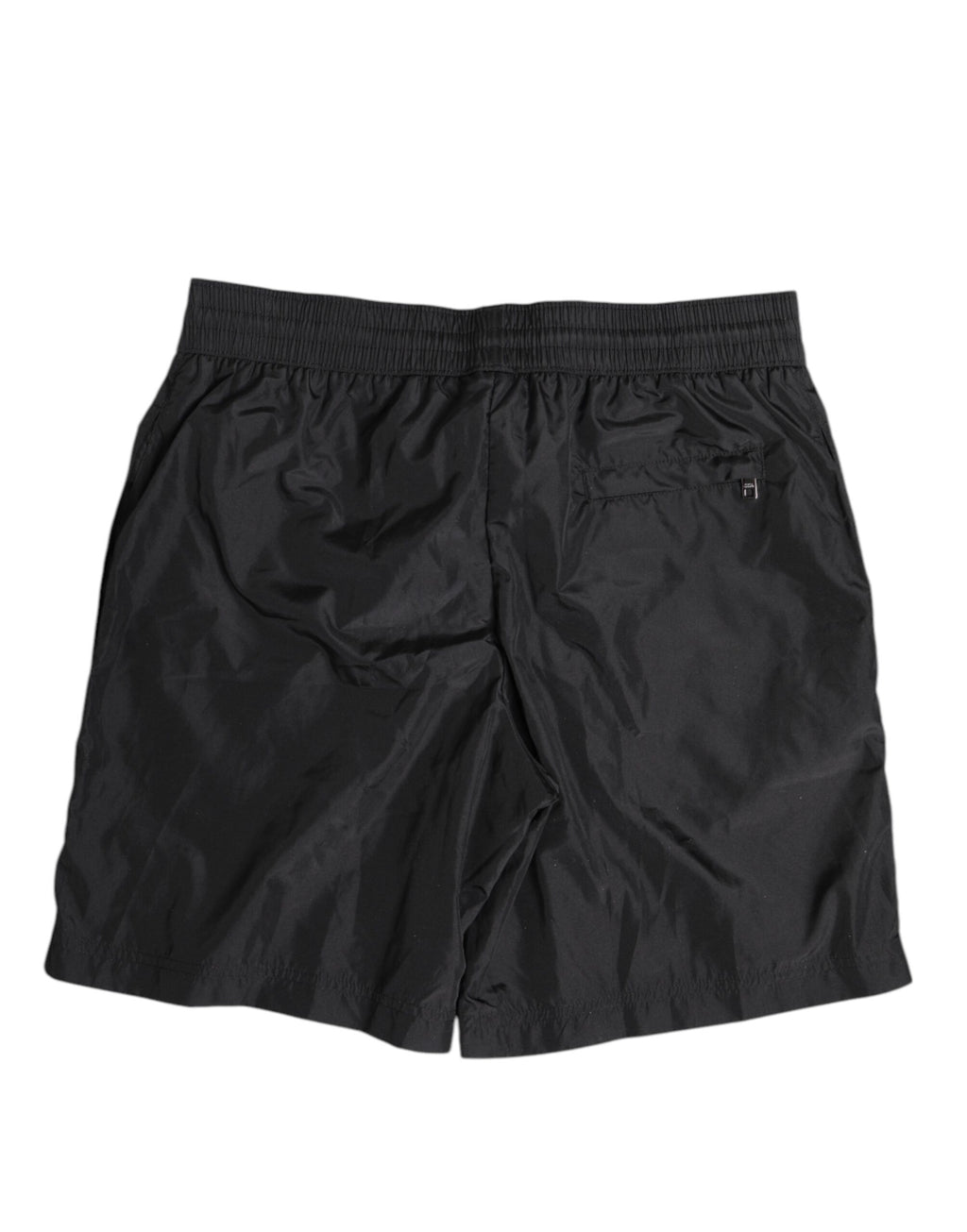 Dolce & Gabbana Black Drawstring Beachwear Shorts Swimwear