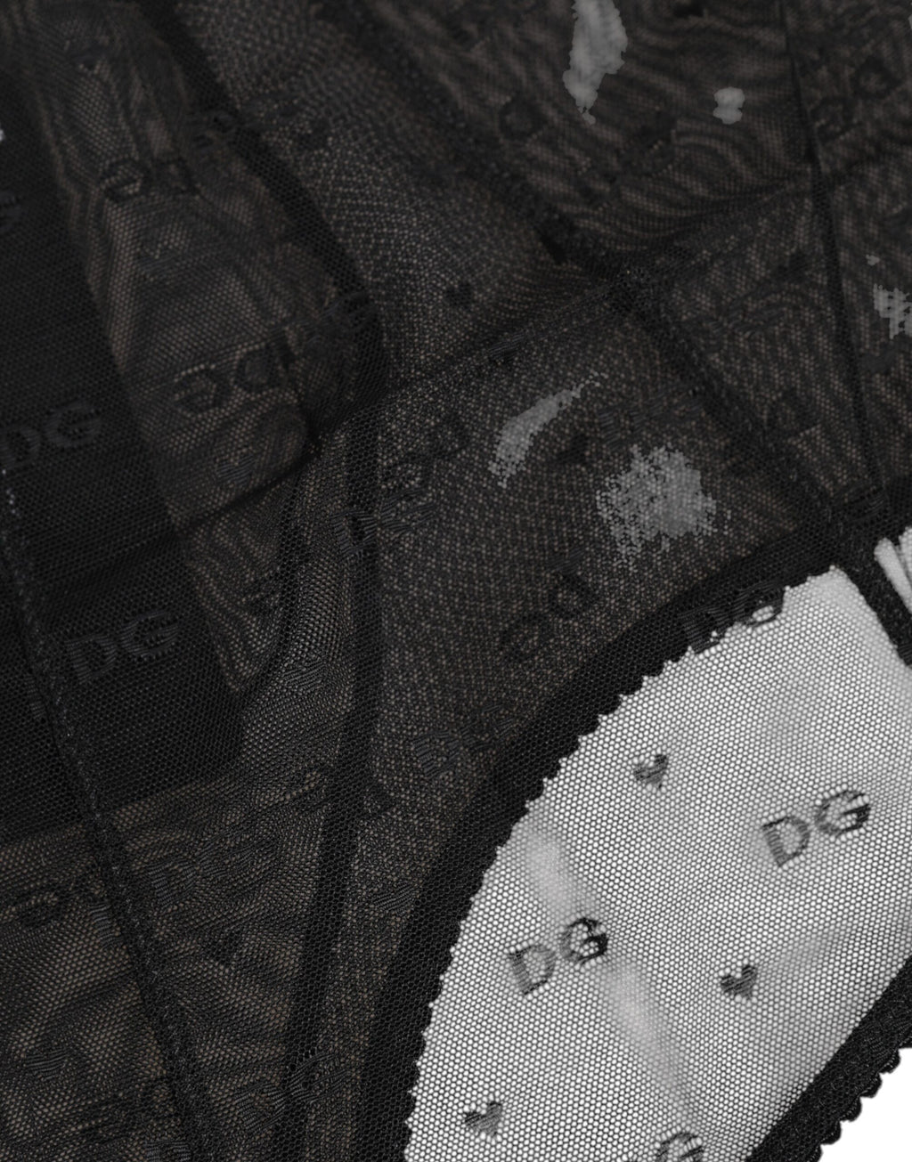 Dolce & Gabbana Black Logo Girdle High Waisted Panty Underwear