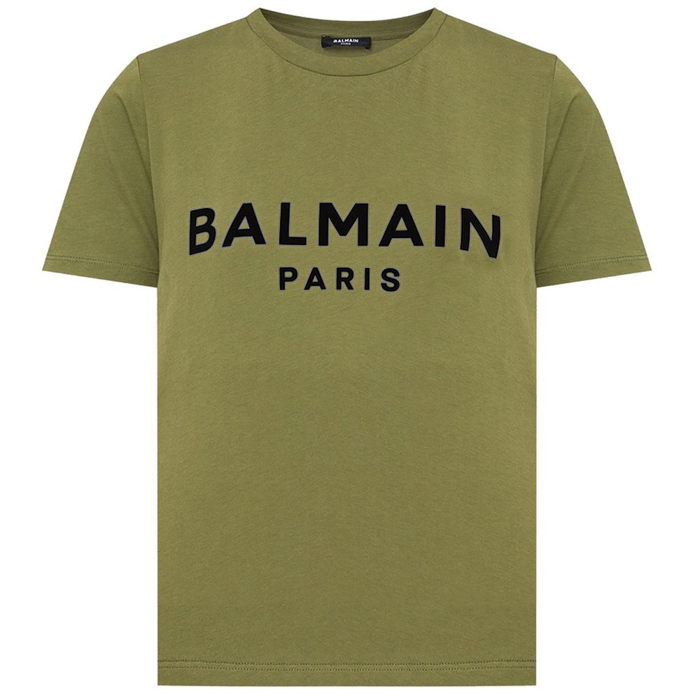Balmain Green Cotton Tops & T-Shirt