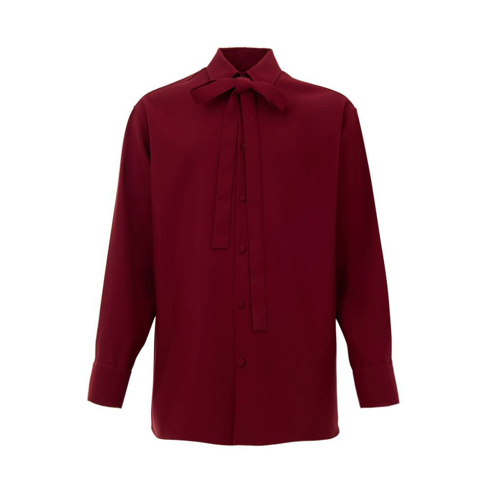 Gucci Bordeaux Wool Shirt
