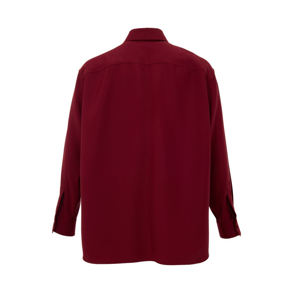 Gucci Bordeaux Wool Shirt