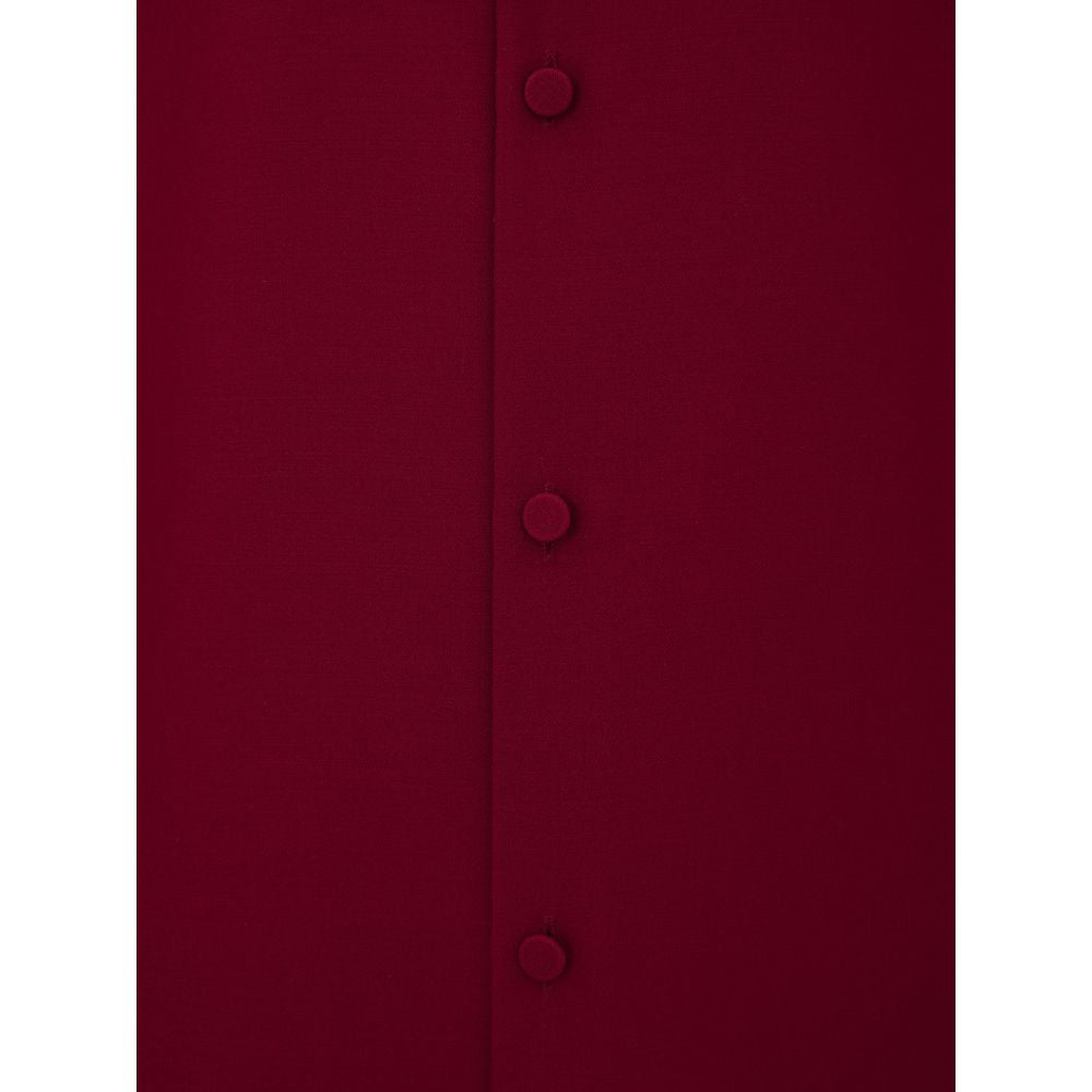 Gucci Bordeaux Wool Shirt