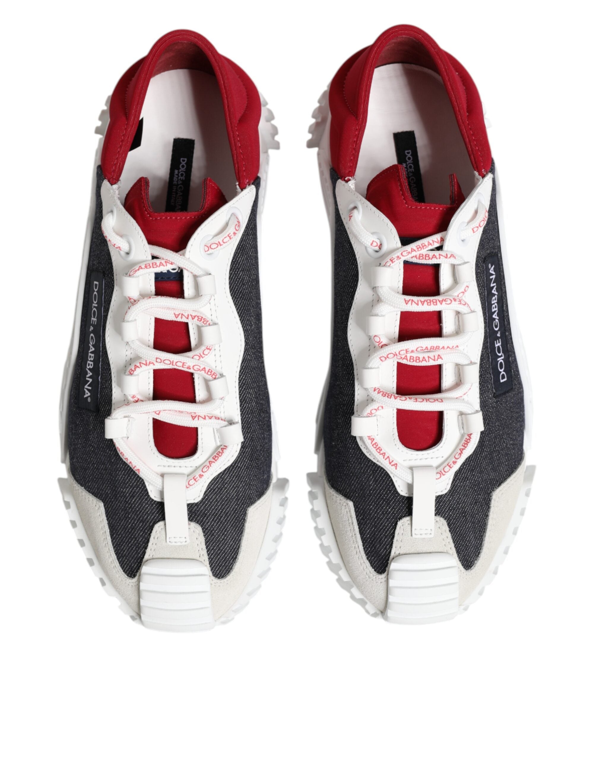 Dolce & Gabbana Multicolor Logo Low Top NS1 Sneakers Shoes