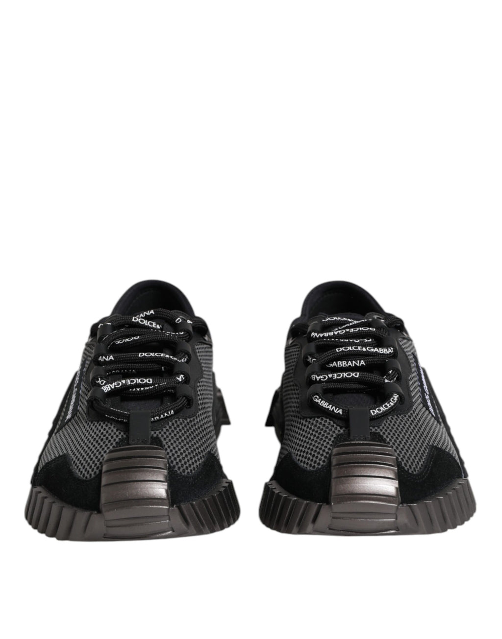 Dolce & Gabbana Black Logo Low Top NS1 Men Sneakers Shoes