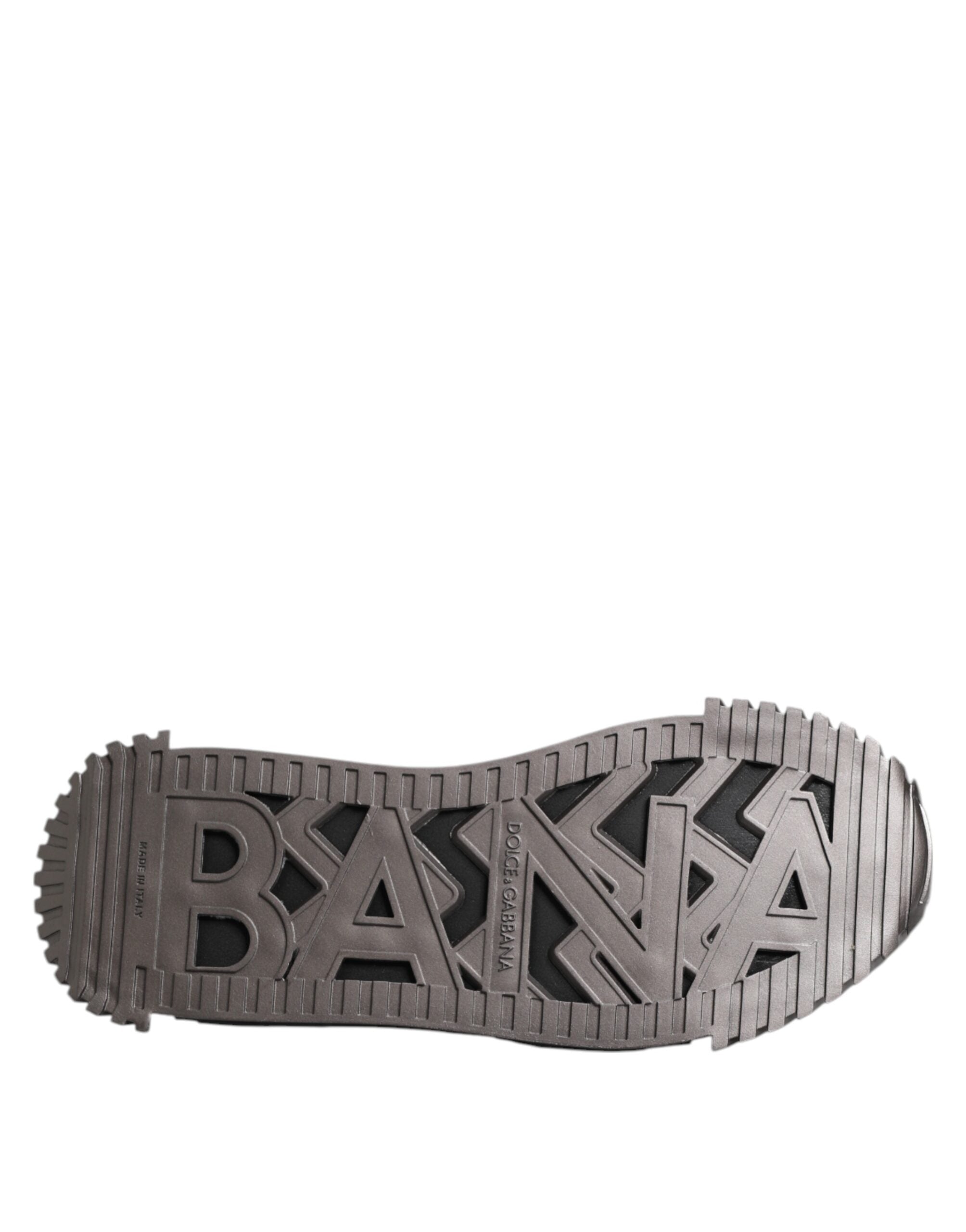 Dolce & Gabbana Black Logo Low Top NS1 Men Sneakers Shoes