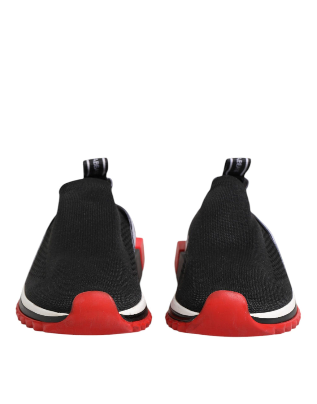 Dolce & Gabbana Black White Slip On Sorrento Sneakers Shoes