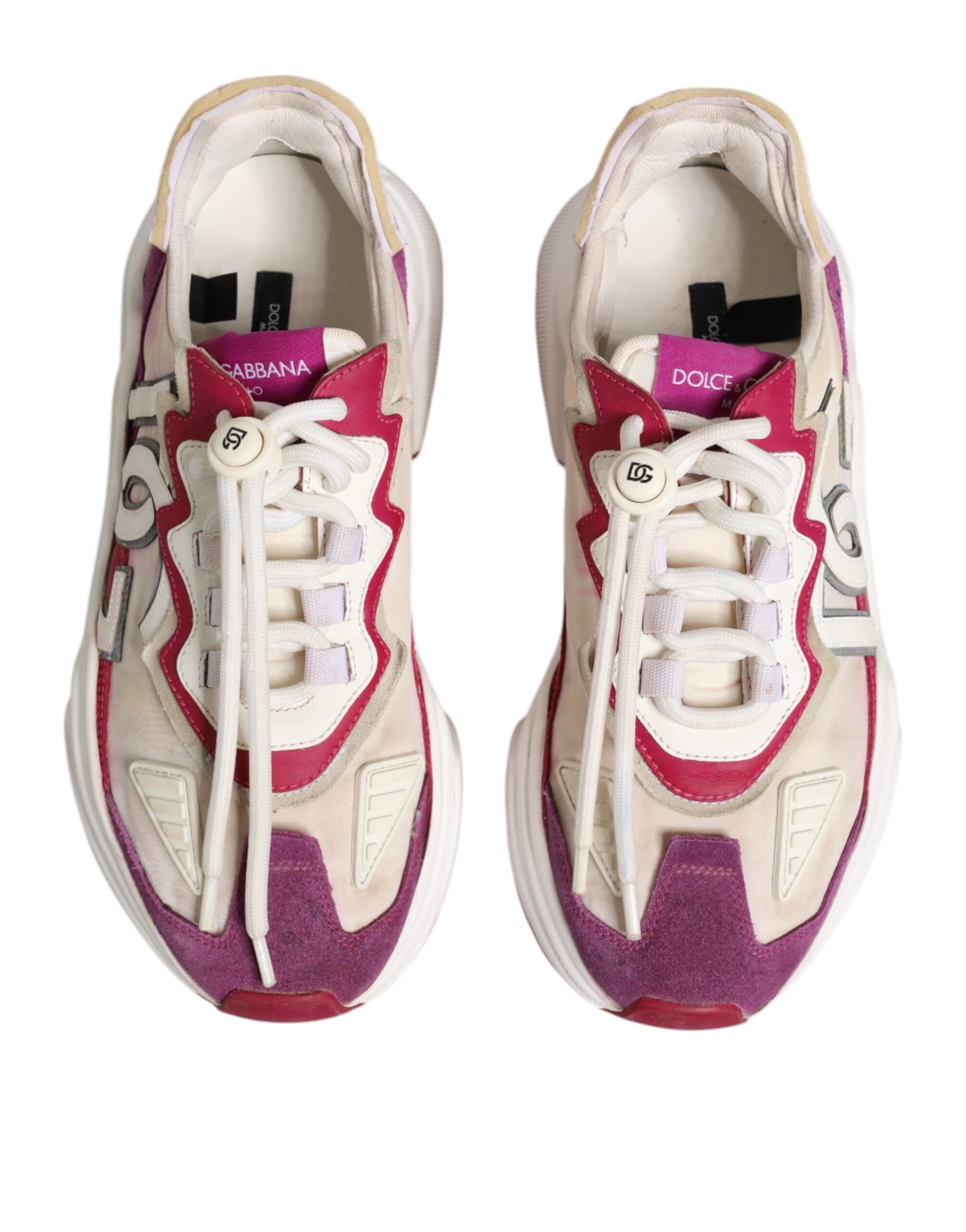 Dolce & Gabbana Multicolor Leather Daymaster Sneakers Shoes