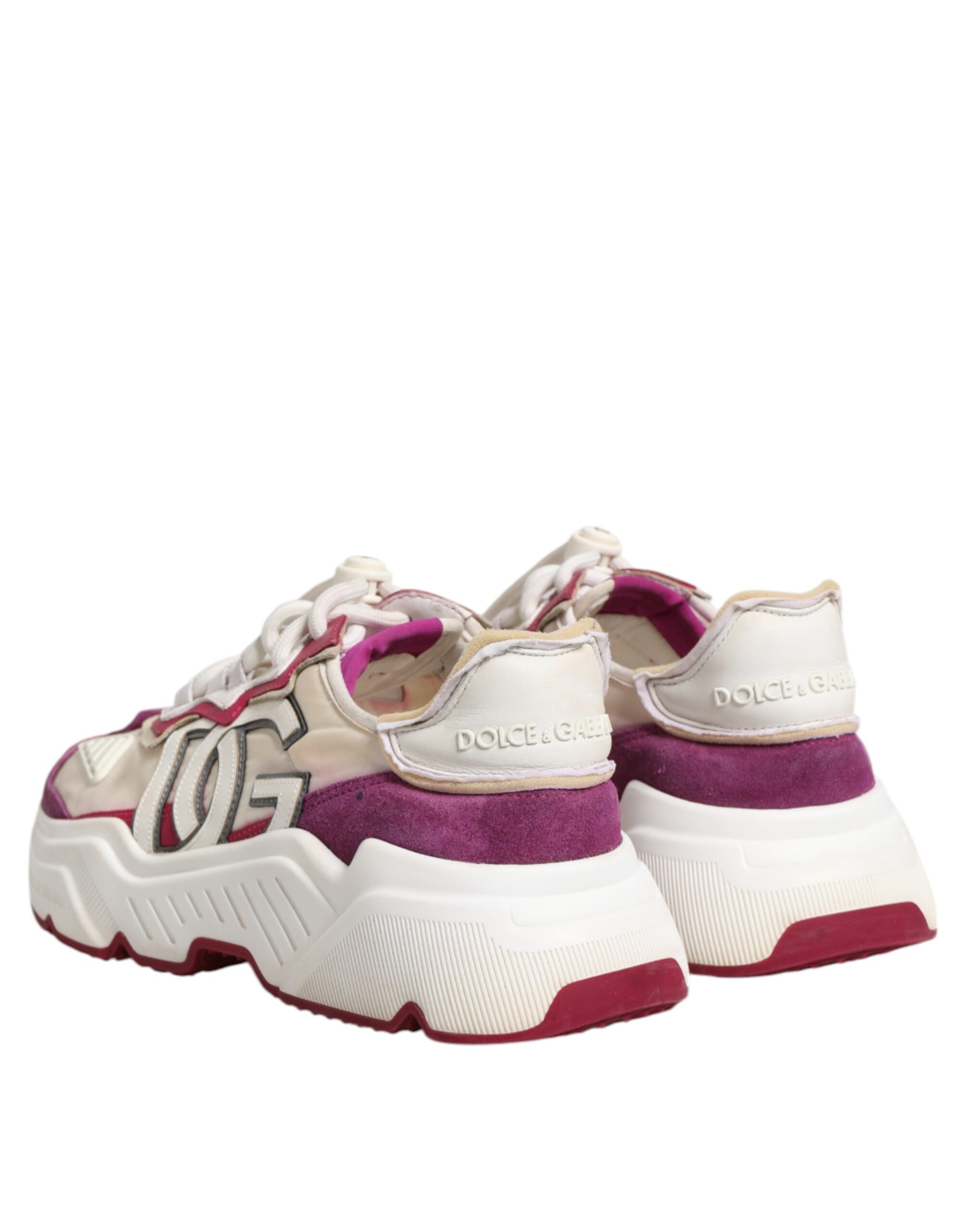 Dolce & Gabbana Multicolor Leather Daymaster Sneakers Shoes