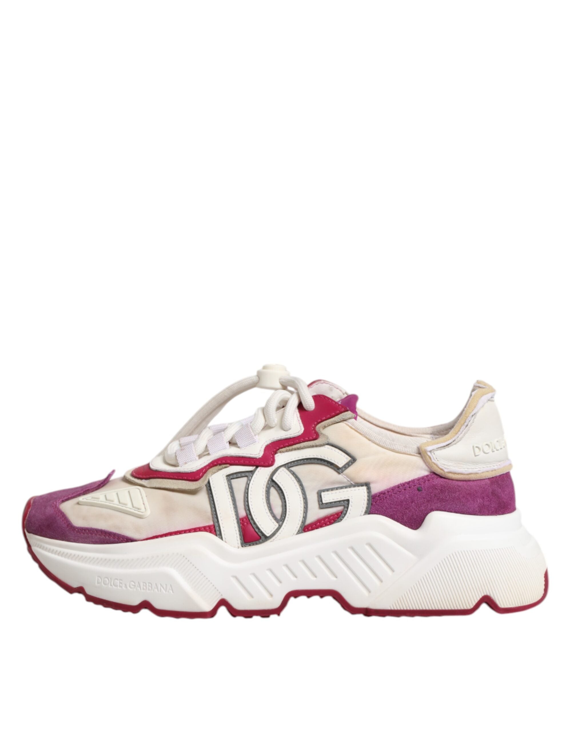 Dolce & Gabbana Multicolor Leather Daymaster Sneakers Shoes