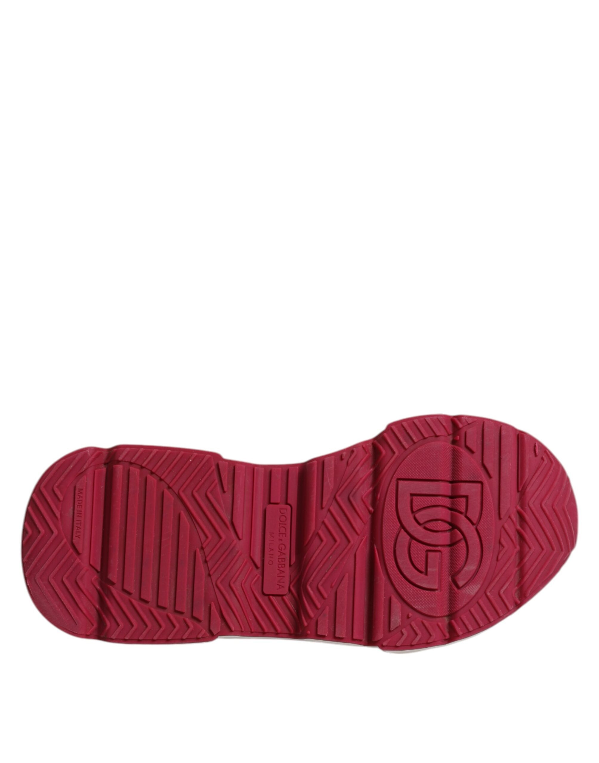 Dolce & Gabbana Multicolor Leather Daymaster Sneakers Shoes