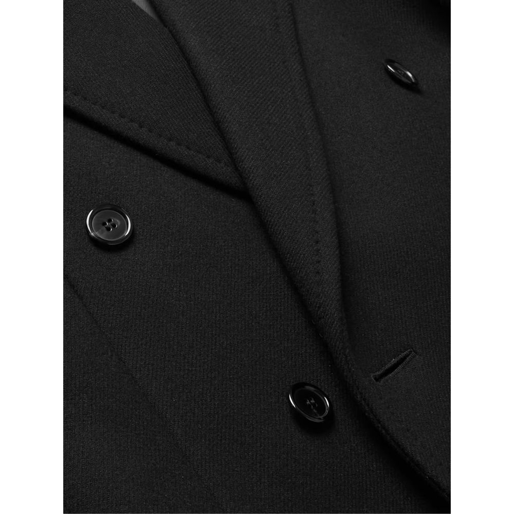 Saint Laurent Double-Breasted Wool Coat