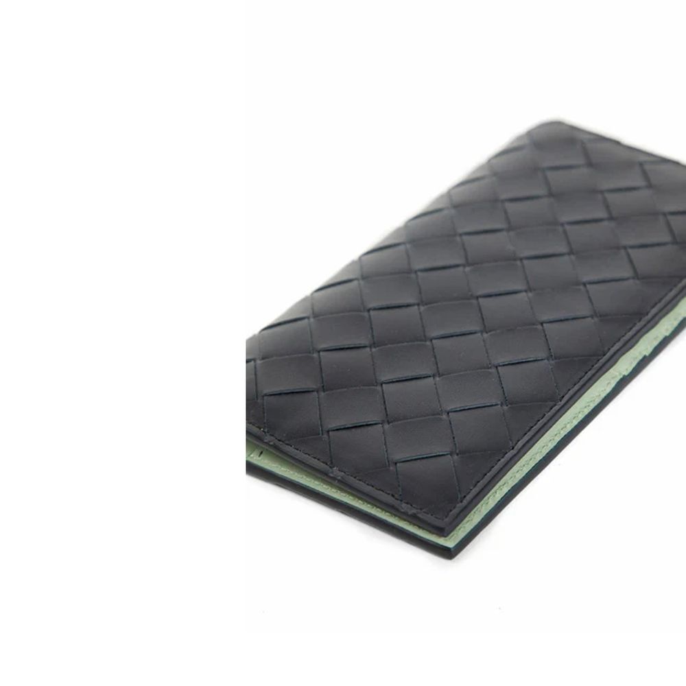 Bottega Veneta Slim Long Intrecciato Wallet