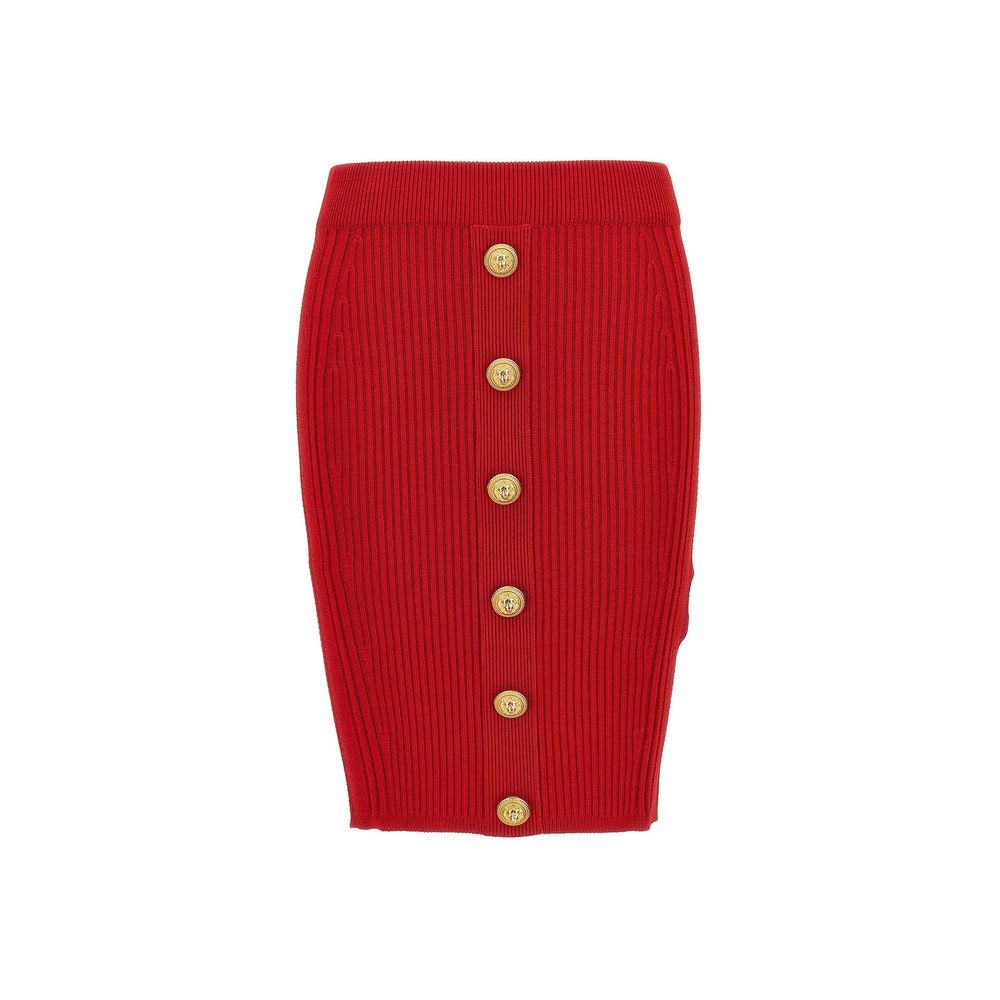 Balmain Knee-Length Mini Skirt