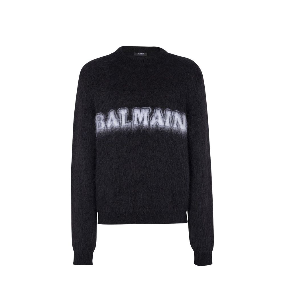 Balmain Logo-Print Jumper