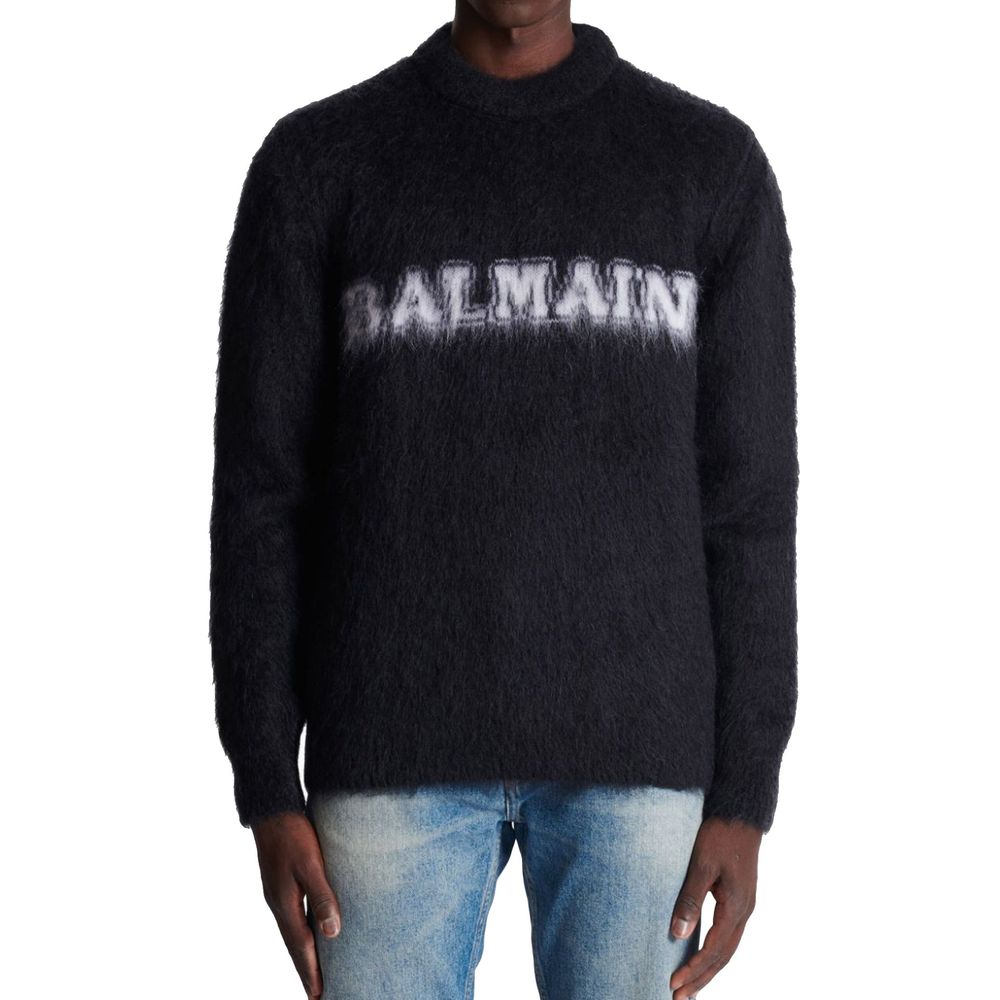 Balmain Logo-Print Jumper