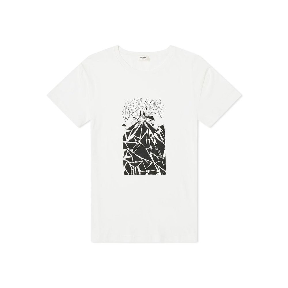Celine Printed Cotton T-Shirt