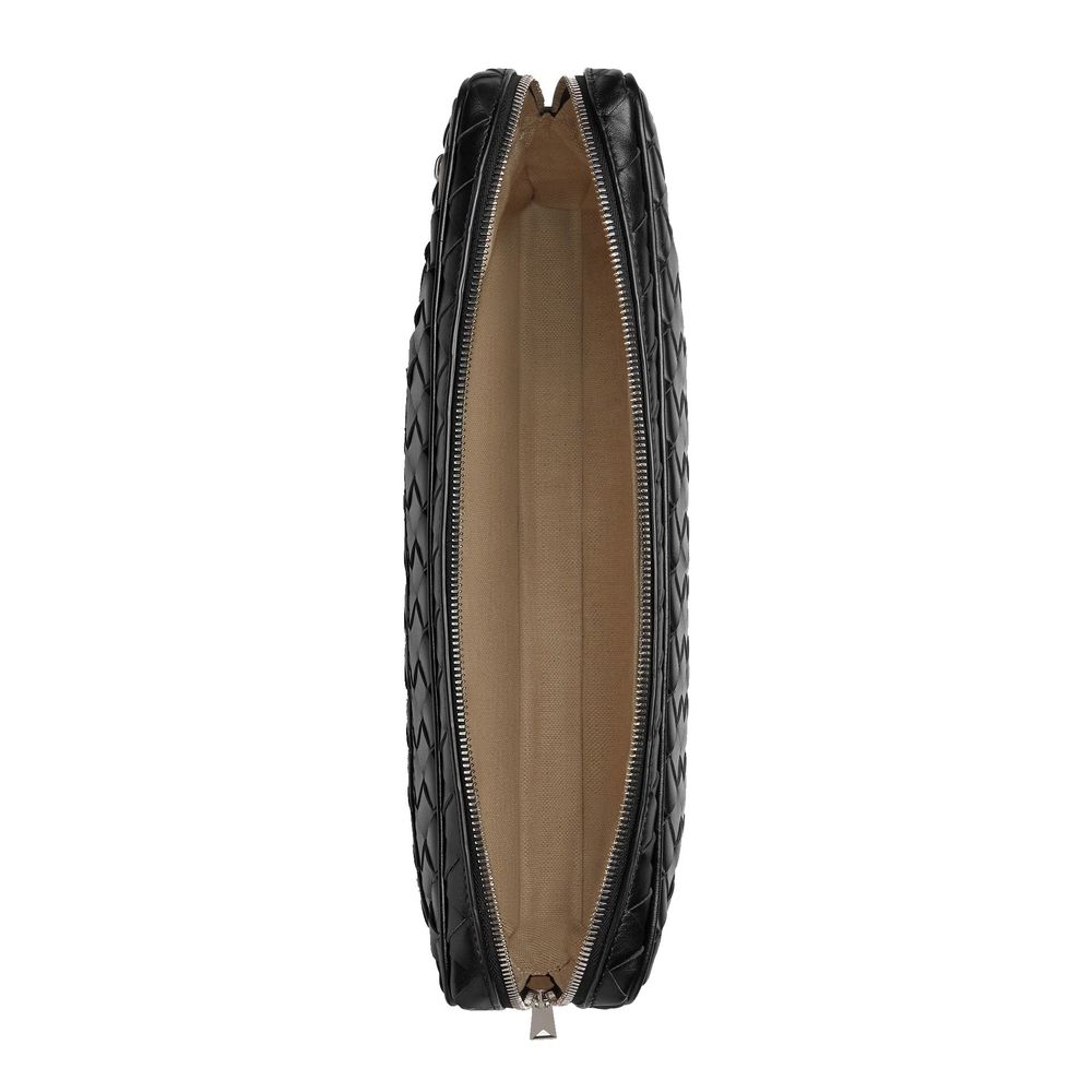 Bottega Veneta Intrecciato Zippered Laptop Case Bag