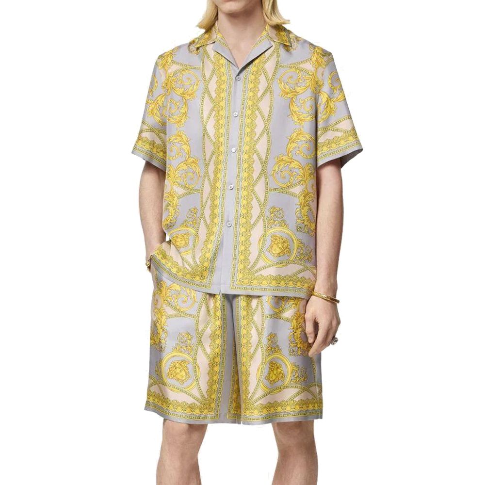 Versace La Coupe Des Dieux Silk Shorts