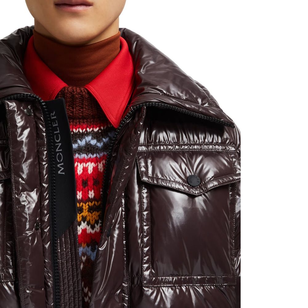 Moncler Grenoble Glossy Ski Down Jacket