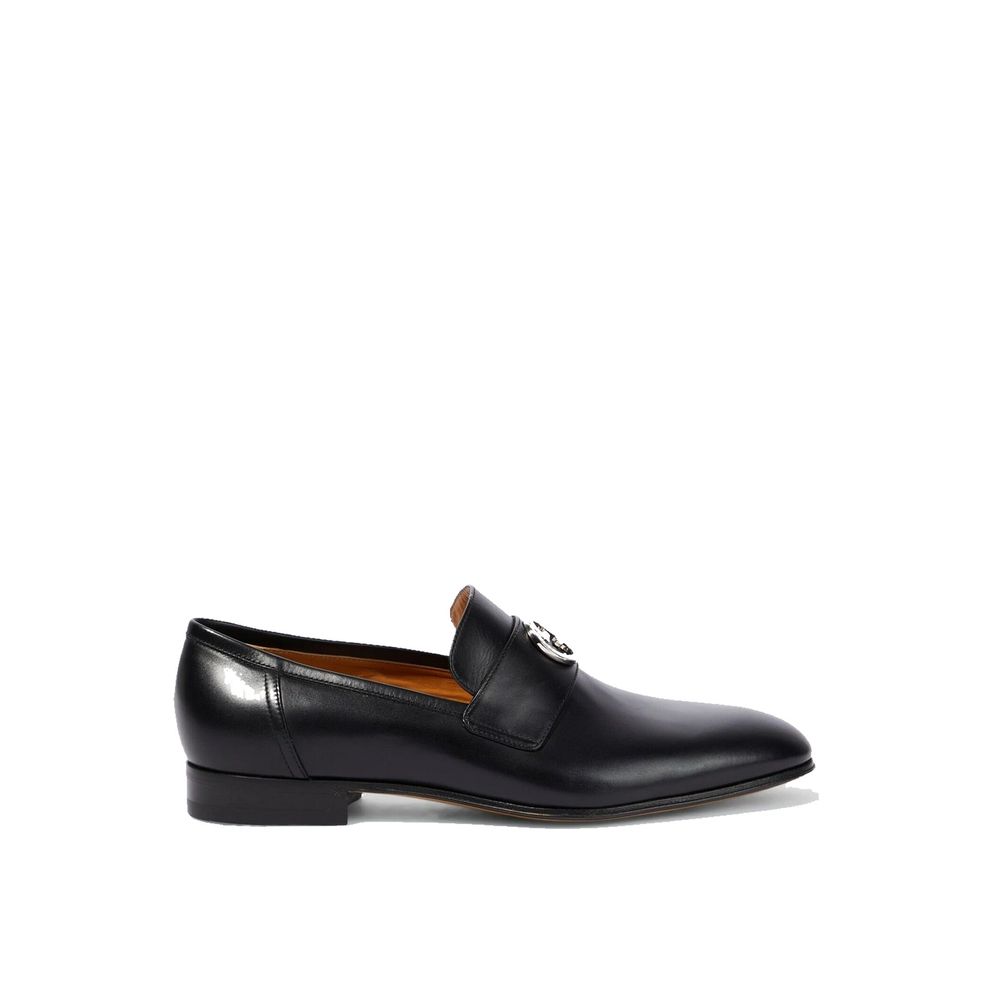 Gucci Interlocking G Leather Loafers