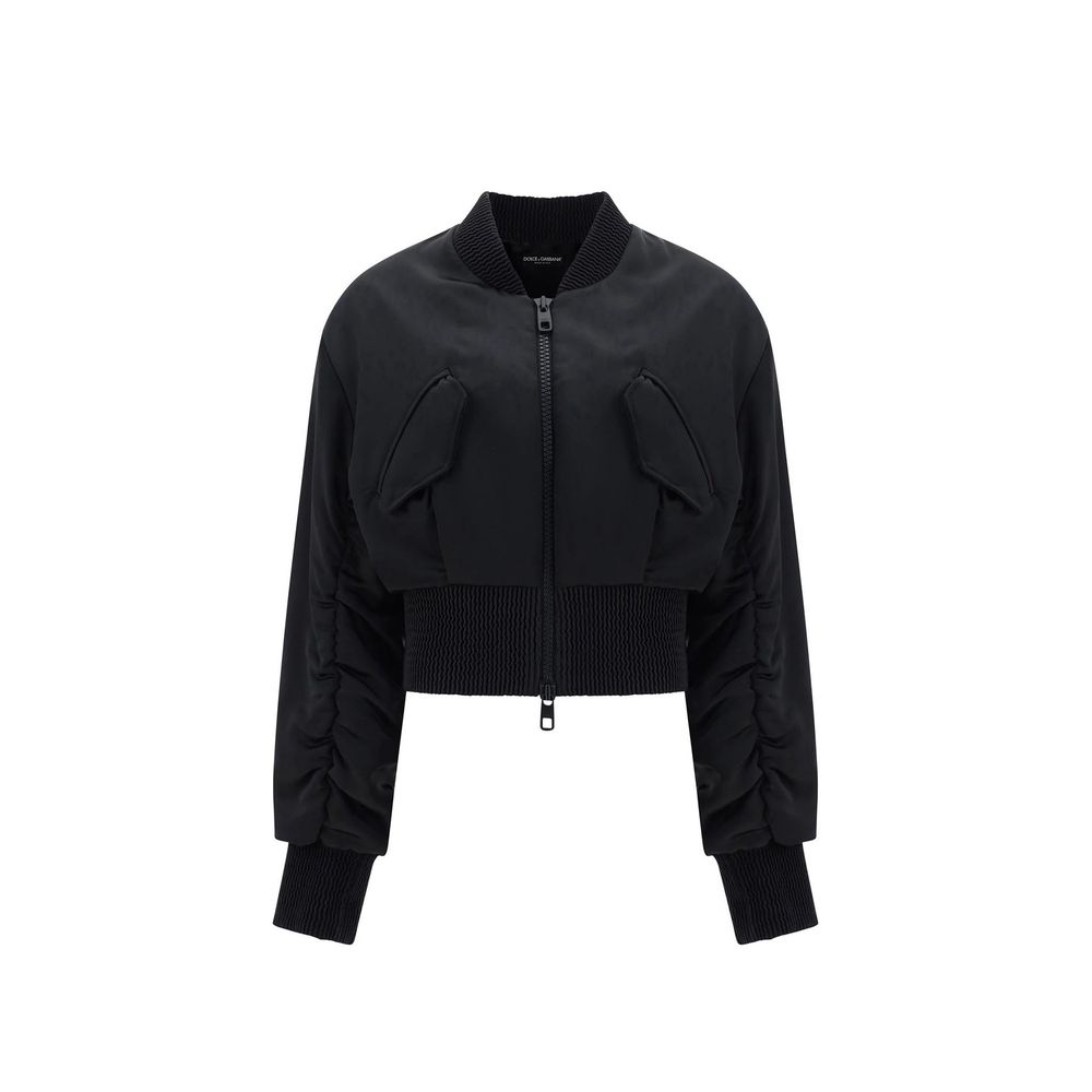Dolce & Gabbana Cropped Bomber Jacket