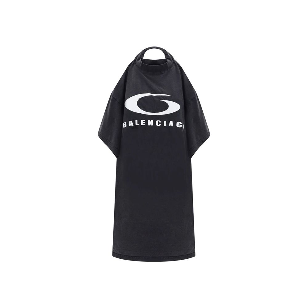 Balenciaga Icon Print T-shirt Dress