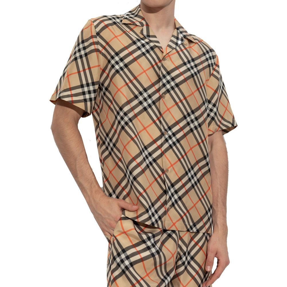 Burberry Silk Checked Shirt